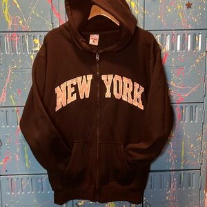 🗽Knight brand NEW YORK hooded jacket. Men’s Medium. CL